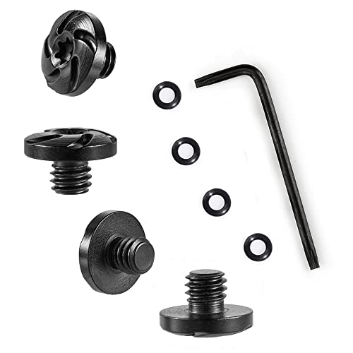 Cool Hand Gun Grips Screws For Sig Sauer P226, P228, P229 Grips, 4 Stainless Steel Screws, 4 O Rings, Torx Key Included, Black, Sp226-3-B #TOP3