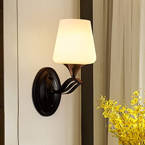 Linterna de pared LED de vidrio minimalista americano para iluminación interior de proyectos 2