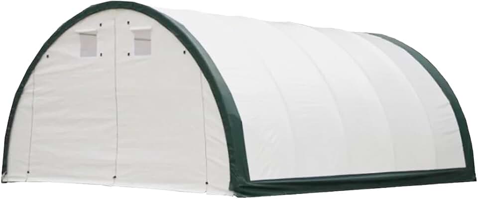 Single Truss Arch Storage Shelter W20'xL30'xH12' 11oz PE
