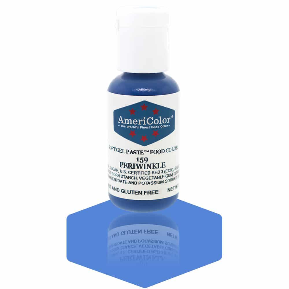 AmeriColor Soft Gel Paste Food Color, Periwinkle, 0.75 Ounce Bottle