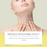 Nascence Neck Firming Cream with Roller，Anti-Aging Neck & Chest Cream with Multi-Peptide, Collagen, Hyaluronic Acid, Carnosine, Ceramide, Hydrating & Tightening & Lifting Cream (orange)