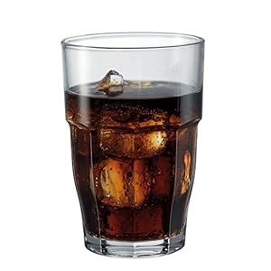 Bormioli Rocco Rock Bar Beverage Glass Set of 4 125 oz Clear