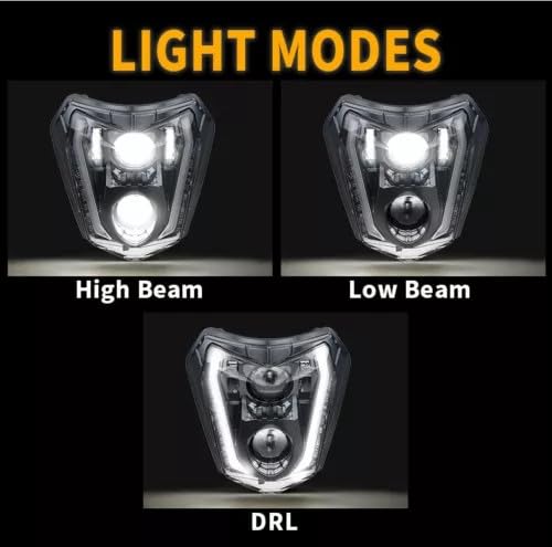 Phare LED pour moto EXC aventure nocturne et sorties enduro sûres - 5