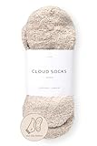 Unboxme Gifts Warm & Cozy Ultra-Luxe Non Slip Cloud Sock for Women & Men - Super Soft Luxurious Fabric Sleep Socks