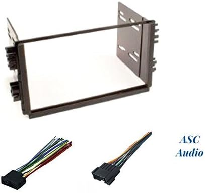 ASCPremium Car Stereo Radio Install Dash Kit and Wire Harness for Installing an Aftermarket Double Din Radio for Select Kia Vehicles - Please Read Compatible Vehicles and restrictions Below