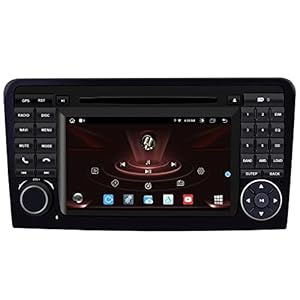 Android 12 Car Radio Stereo GPS Navigation for Mercedes Benz GL ML Class W164 X164 ML350 ML450 GL320 GL450 Double Din HD Multi-Touch Screen CarPlay (7 inch, DVD Player, Octa Core 4GB RAM 64GB ROM)