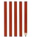 Emraw Classic Flat Premium Quality Carpenter's Pencil, Medium Hard Graphite Lead Natural Wood Cased Pencils for Professional Use, Pack of 10 Pencils