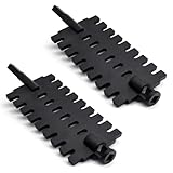 Adviace 40257 Shaker Grate Replacement for US Stove Hot Blast 1500, 1557M, Ashley 22AF and Vogelzang Norseman 1500, 2500 Wood Coal Furnaces. (2 Pack)