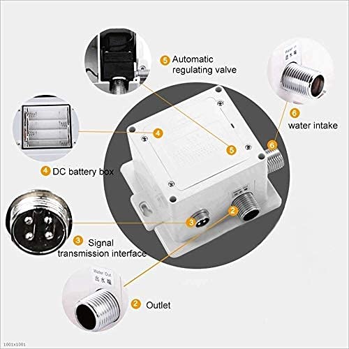 Grifo de agua fría y caliente inteligente de cobre con sensor automático de infrarrojos premium 5