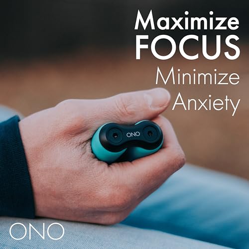 Image of ONO Roller - Handheld Fidget Toy for Adults | Help Relieve Stress, Anxiety, Tension | Promotes Focus, Clarity | Compact, Portable Design (Teal, Full Size - ABS Plastic)