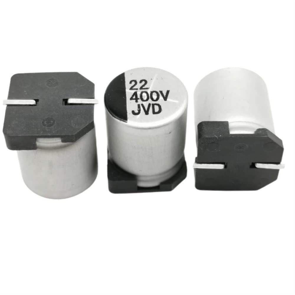 Condensadores Condensador electrolítico SMD de alto voltaje de 100 piezas/Condensador de alto voltaje/22UF400V12.5 * 16 mm/Módulo LED/Comunicación de red suministros de bricolaje