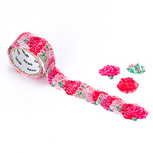 Rouleau de ruban de masquage floral pour personnaliser un album photo