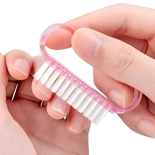 12-Pack Handle Grip Nail Brush(assorted color), Fingernail Scrub Cleaning Brushes for Toes and Nails Cleaner, Pedicure Brushes for Men and Women 2