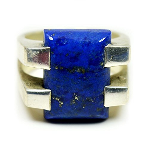 Alliance argent 925 mixed bleu anti ternissement pour peaux sensibles