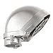 2 Pcs, 2 in. Cast Zinc Service Entrance Caps to Bring Overhead Power to Buildings Or Homes