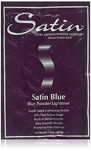 Satin Blue/Bleach Powder Lightener 1 Oz Single-Use Packet - Professional Strength Hair Lightening Formula