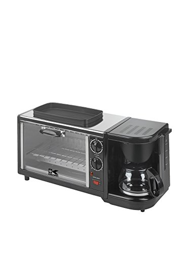 Kalorik Breakfast Set: 3-In-1 Coffee Maker/Oven/Griddle