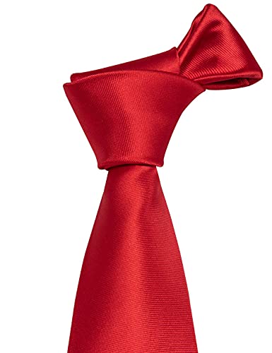 Image of Barry.Wang Plain Men Silk Ties Extra Long Satin Necktie for Wedding Business Handkerchief Cufflinks Set Solid Colors