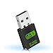 Produktbild WLAN Adapter, WiFi Dongle für PC 600Mbps Mini Dual Band 2.4GHz/5GHz USB Adapter Empfnger 802.11ac/n/g/b Netzwerk Dongles,für Desktop Laptop unterstützt Windows Mac und Linux