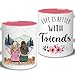 VUNVUT86 Personalized Bestie Gift - Friendship Gift For Besties, Best Friends, Sisters - Bestie Mug - Life Is Better With Friends - Birthday Gifts For BFF, Close Friend, Women, Her
