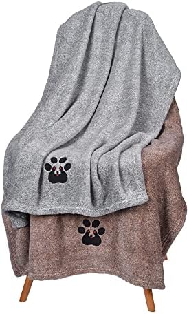 Dogvingpk Dog Towel - Pack of 2 - Super Absorbent Soft Microfiber...