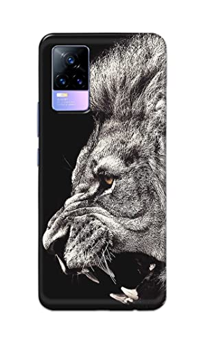 Image of Roaring Lion Hard Back Case Cover for Vivo Y73 / Vivo V21e 4G Back Cover -(J5) VNS2225