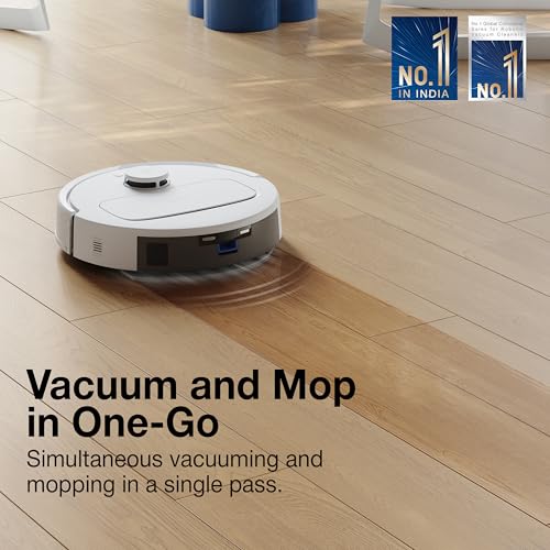 ECOVACS DEEBOT N30 Plus White 2 in 1 Robot Vacuum & Mop, 2025 New Launch, Multi-Cyclone Auto-Empty Station, 10000 Pa Suction, 5200mAh Battery, Covers 3500+sq ft, Zero Tangle 2.0, Advanced TrueMapping