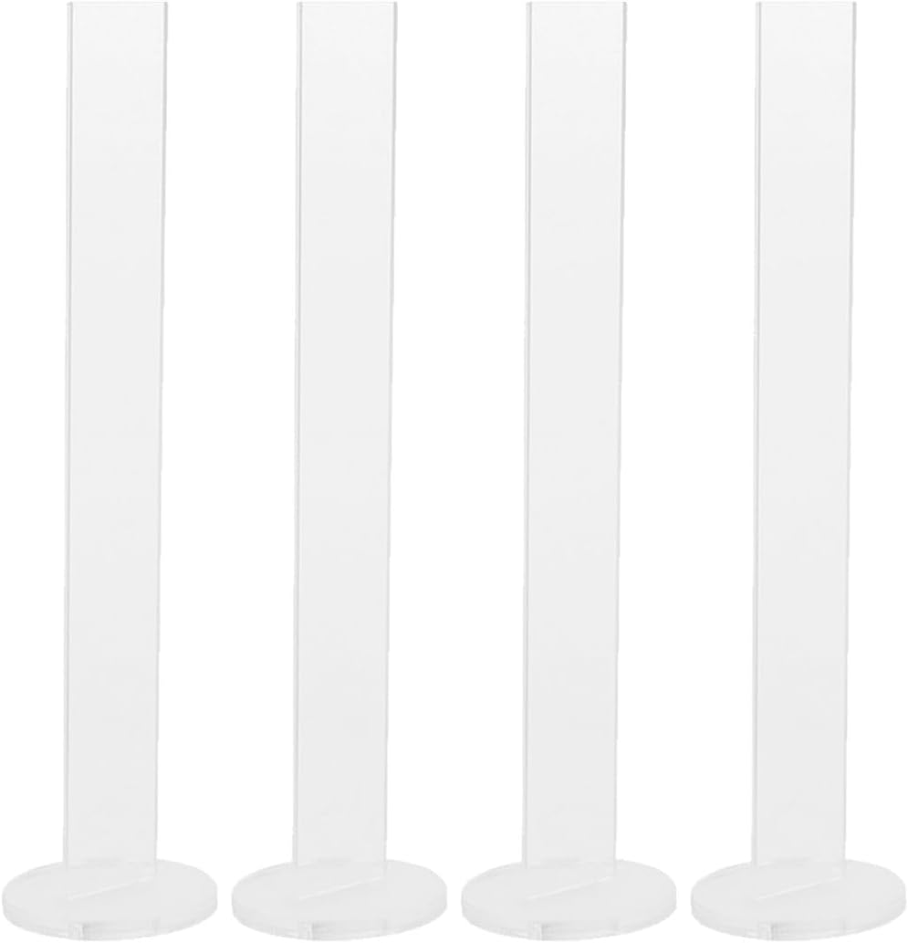 ARTSEWPLY 4pcs Acrylic Tape Roll Storage Rack Washi Tape Display Stand Organizer for Scrapbooking and Craft Supplies Removable Holder for Home and Office