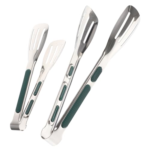 OFFSCH 2Pcs Scald Kitchen Tongs Portable Bbq Clips for Outdoor Cooking Non Slip Grip for Barbecue Grilling Picnics and Family Gatherings