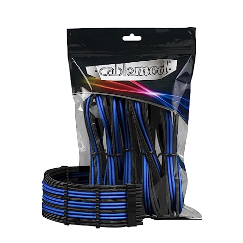 CableMod Pro modmesh�P�[�u���g���q�L�b�g �}���`�J���[ CM-PCAB-BKIT-NKKB-3P