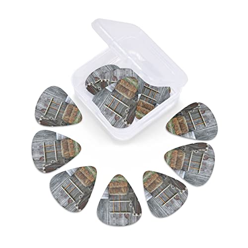 Ensemble de 12 médiators de guitare de campagne en bois pour guitare acoustique, guitare électrique, contrebasse… - Les Beatles, Paul McCartney, John Lennon, RIngo Starr, George Harrison Ensemble de 12 médiators de guitare de campagne en bois pour guitare acoustique, guitare électrique, contrebasse… – Image 7