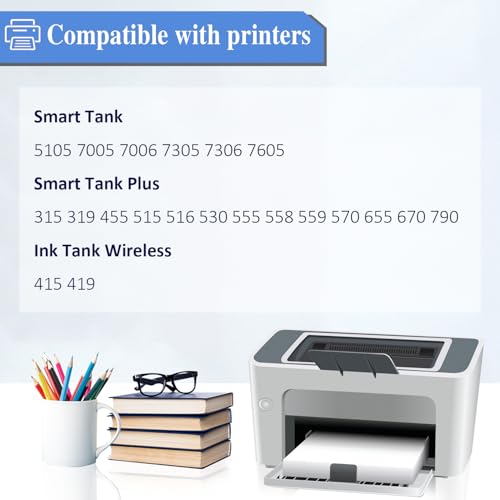 SHUOLEI 32XL Ink Compatible with HP 32XL Ink Bottle Multipack for 7305 7005 7605 570 555 655 559 455 315 319 519 5105 7605 7306 7006 (8-Pack 2Black/2Cyan/2Magenta/2Yellow)