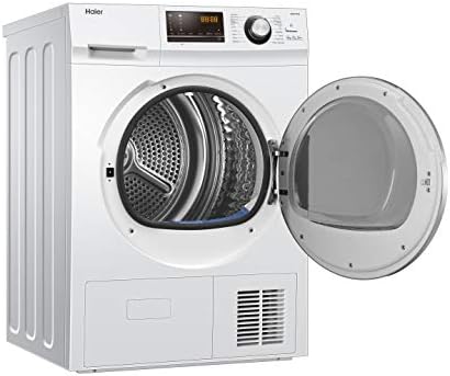 Haier HD80-A636 Freestanding Heat Pump Tumble Dryer, 8kg Load, White