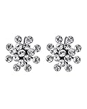 Farbe: weiss Konplott Damen-Ohrhänger Magic Fireball Messing Swarovski-Kristall One Size Weiß 32013018