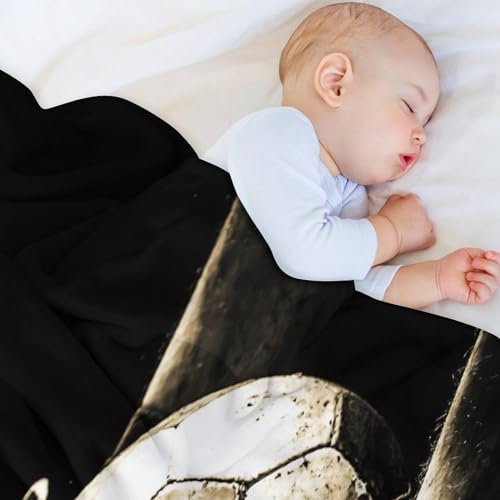Couverture douce lit flannel molleton couverture plaid football enfant toutes saisons - 5