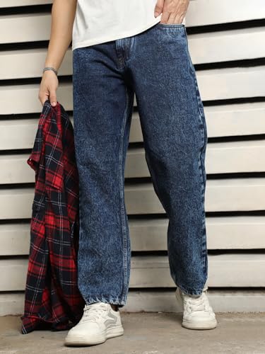 Image of HIGH Star Men's Regular Fit Mid Rise Jeans