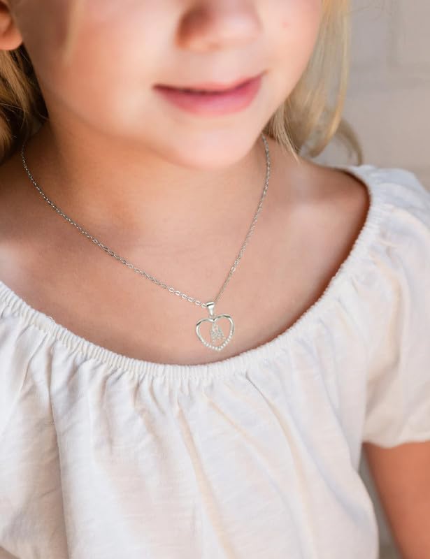 Miniatura 4 de ITS4YEO 925 Sterling Silver Infinity Heart Pendant Initial Necklaces Silver Necklace Zircon Pendant Necklaces for Women Jewelry Gift for Women Wife