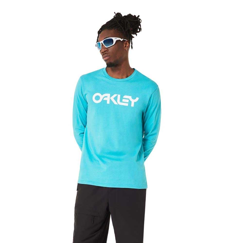 Oakley Men's Mark Ii Long Sleeve Tee 2.0, Swimming Pool Blue, Medium