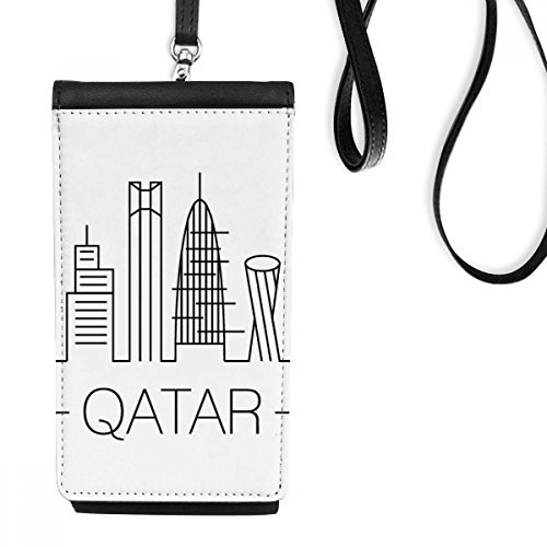 Porte-monnaie cadeau original et mini sac pour smartphone suspendu noir