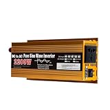 WBNGTRUIP Inverter 12v 220v Pure Sine Wave 1600W 2200W 3000W DC to AC 220V Portable Power Supply Converter Car Solar(12v 50hz 2200w)