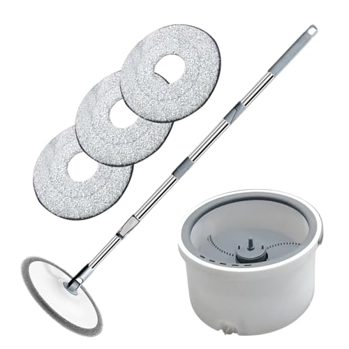 e secchio – rotante per la pulizia del pavimento e secchio singolo, per la pulizia dei pavimenti in piastrelle, marmo, legno duro e cucina