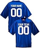 Custom Football Jersey for Kids Design Online Youth Med in Royal Blue