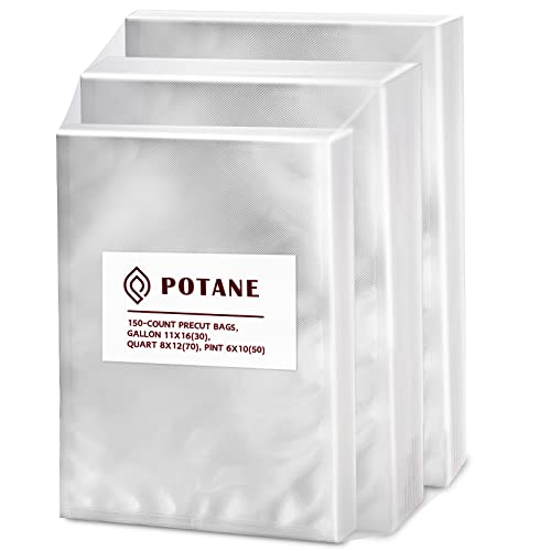 Commercial Grade Vacuum Sealer Bags, Precut, Smell-Proof, Puncture Prevention, Heavy Duty - for Restaurants and Businesses
