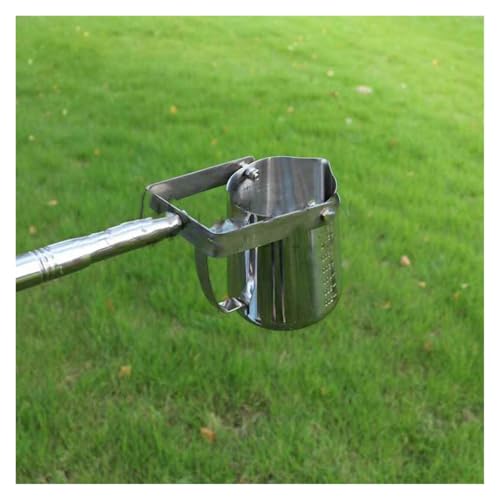 Telescopic Rod Water Quality Sampler, 304 Stainless Steel Pendulum Beaker Sampler, Rod Vertical Swing Sampler for Rivers, Lakes, Surface Water, Wastewater, Deep Water(1000ml,1.23-5m/4.0-16.4 ft)