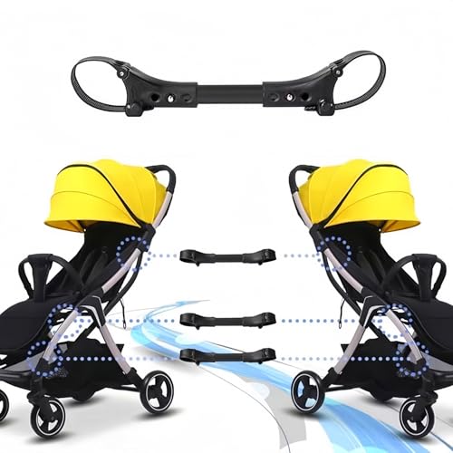 Weegeeks 3pcs Universal Stroller Connector for Twins - Side by Side Pushchair Connector, Adjustable & Compatible with Most Strollers