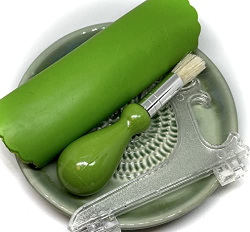 Boncera G-505 All-In-One 4Pcs Premium Ceramic Garlic Grater Set thumb #2