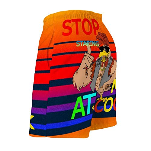 Men's Swim Trunks Colorful Golden Animal Print Board Shorts for Men Quick Dry Bathing Suit with Mesh Lining Pocket2