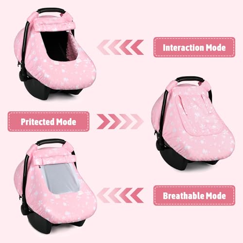 Car Seat Head Support Baby, Insert Suave para Bebé con Cubiertas de Correa miniatura 6