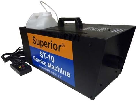 Superior ST-10 Electric Smoke Machine with Smoke Fluid (1 gal). Safe, odorless smoke on demand for firefighter training and special effects fx.