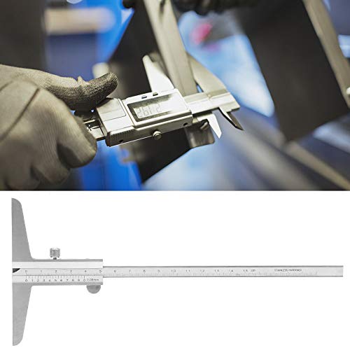 Calibrador de profundidad acero inoxidable 0-150mm miniatura 7